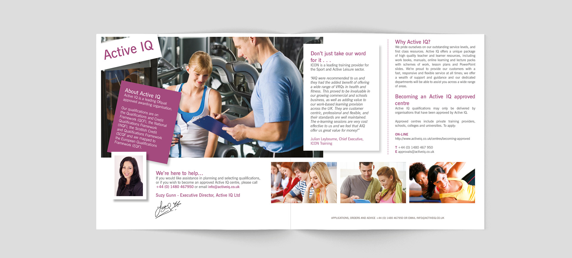 Prospectus design – Active IQ